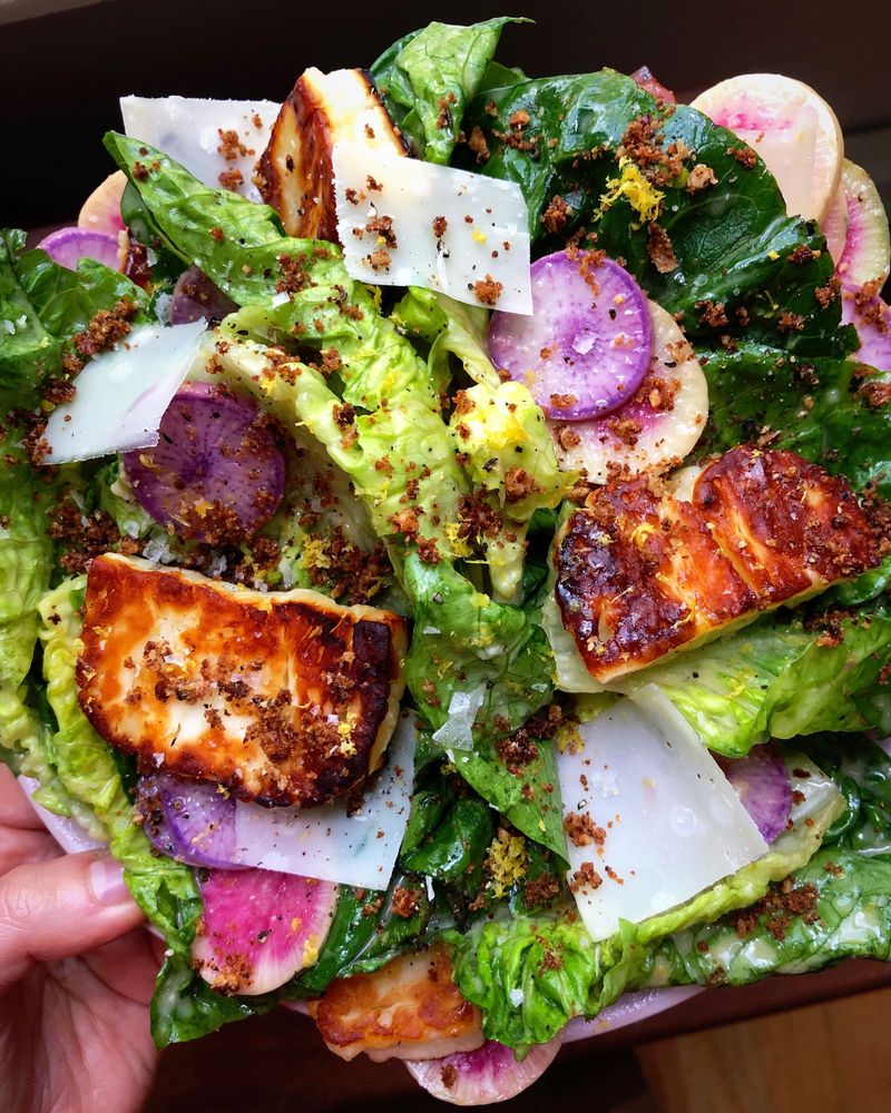 Halloumi Caesar Salad