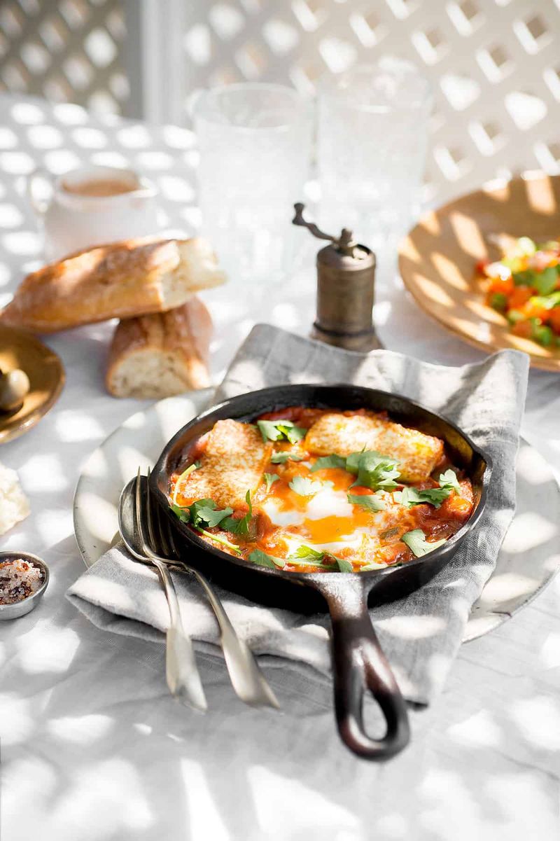 Halloumi and Egg Breakfast Skillet