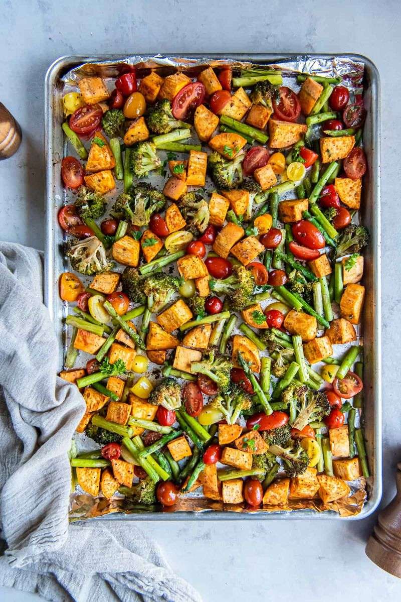 Roast a Sheet Pan of Mixed Vegetables