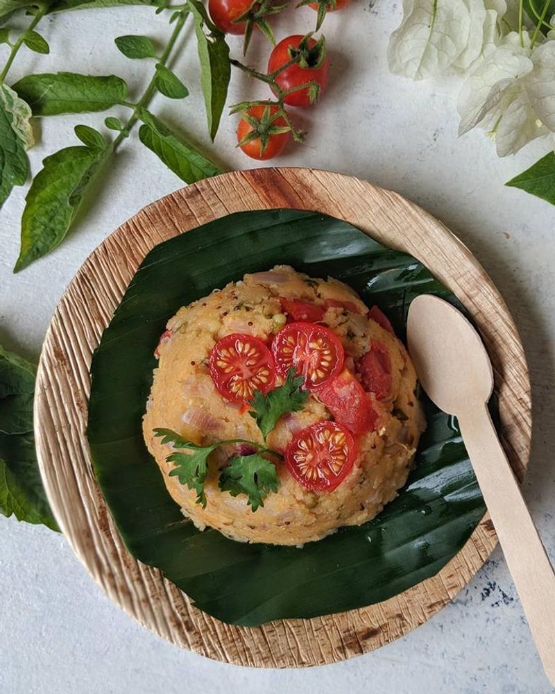 Indian Upma Breakfast Bowl