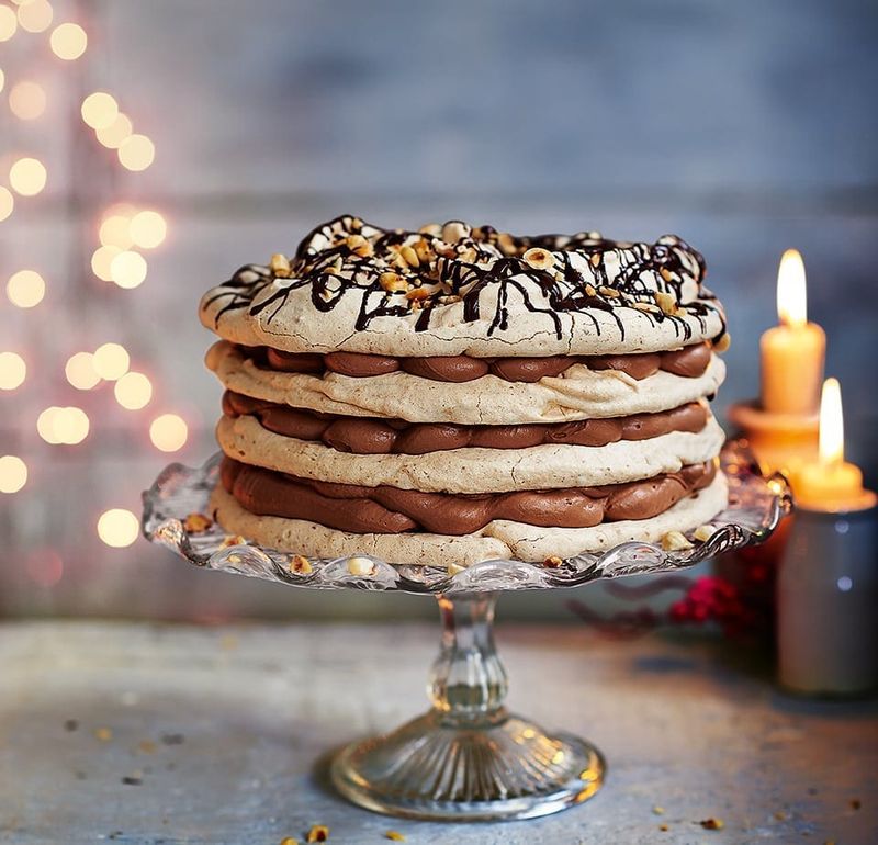 Hazelnut Meringue Cake