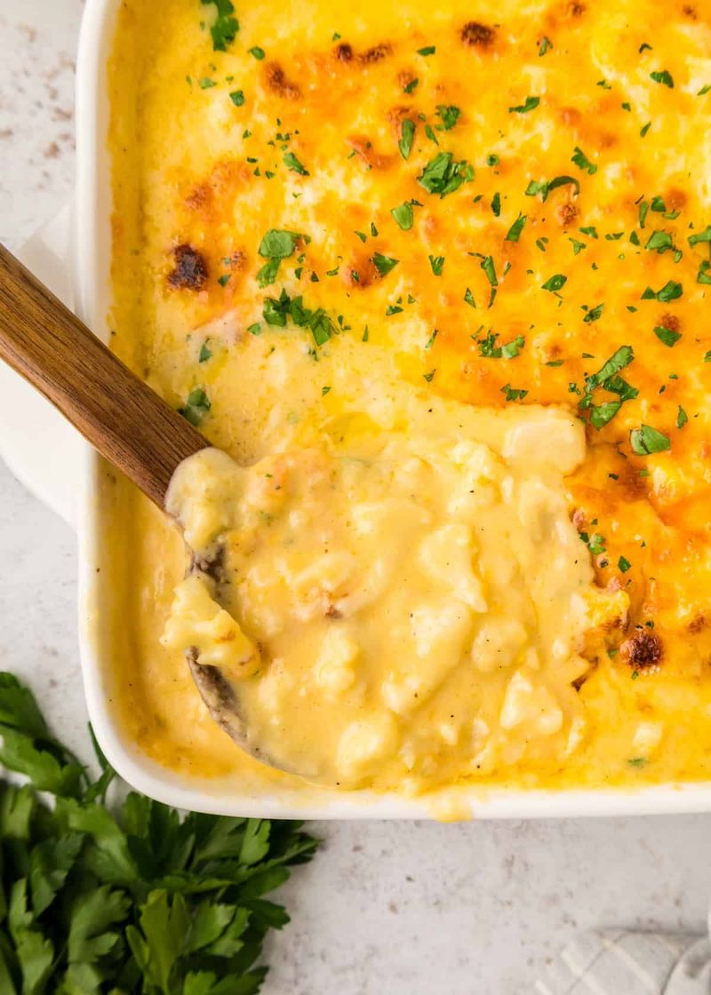 Cauliflower Mac and Cheese Bake