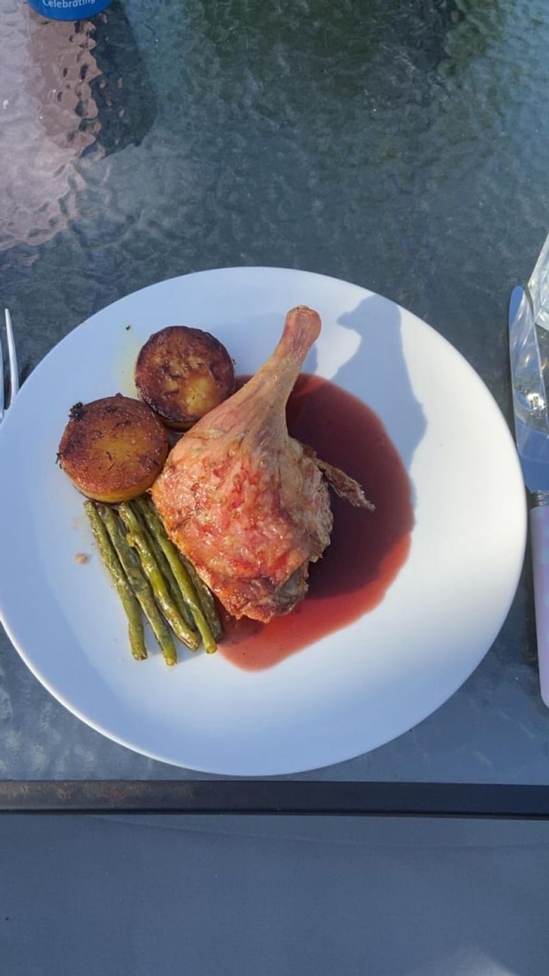 Crispy Duck Legs With Fondant Potatoes