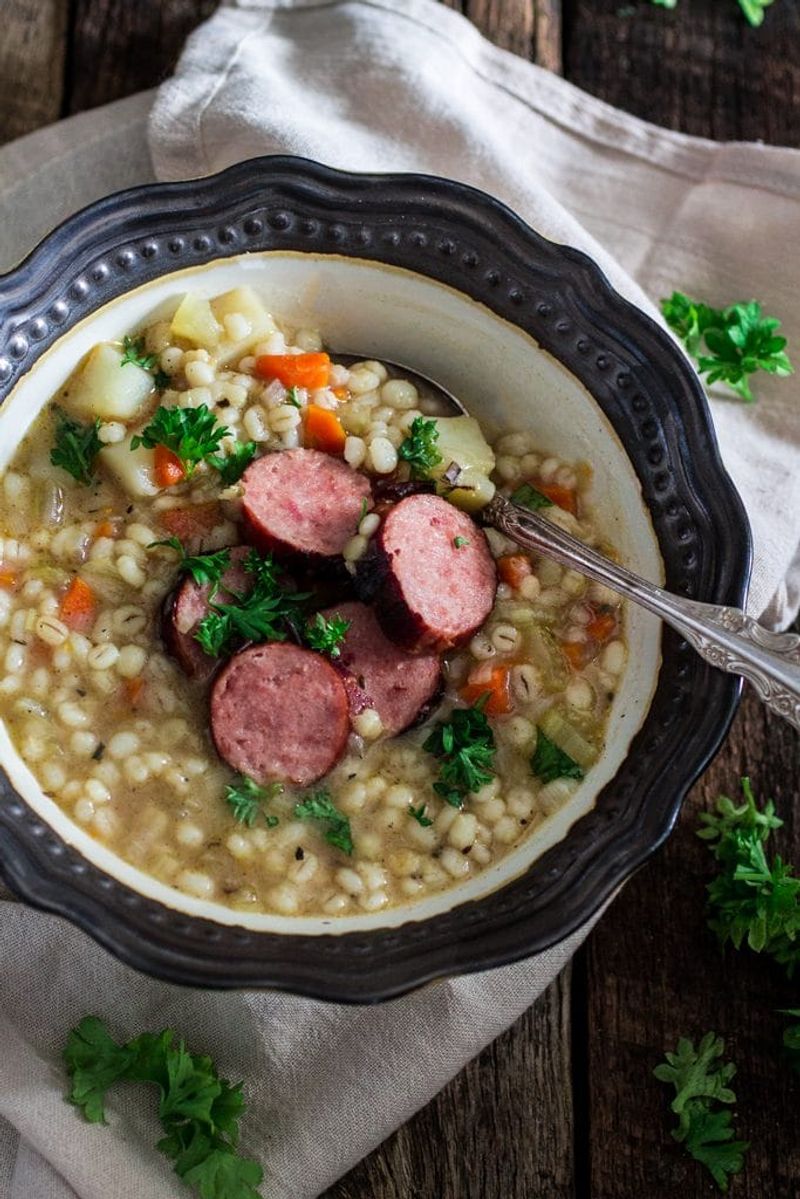 Graupensuppe (Pearl Barley Soup)