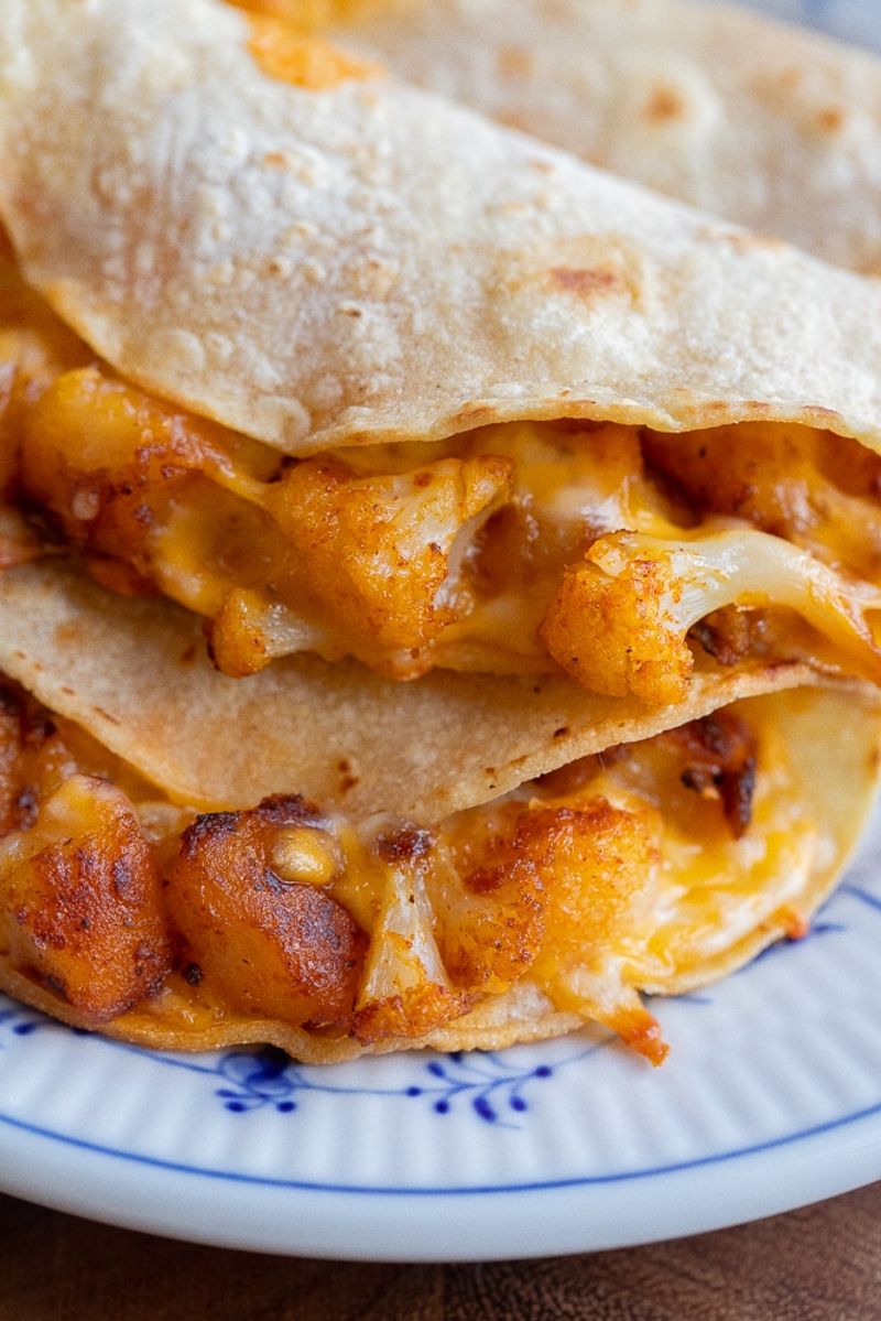 Cauliflower Quesadillas