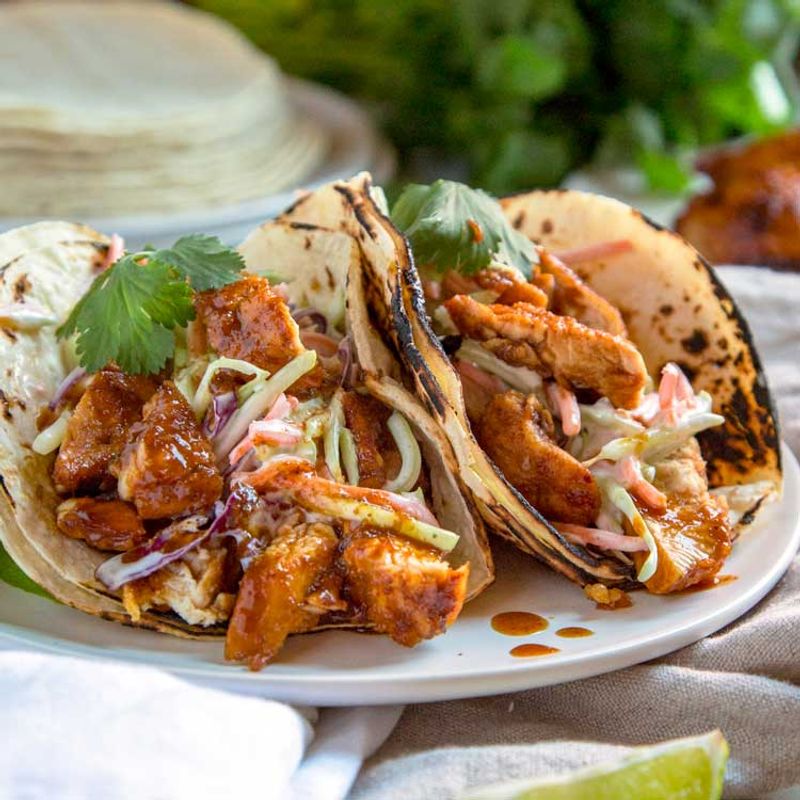 Honey Lime Chicken Tacos