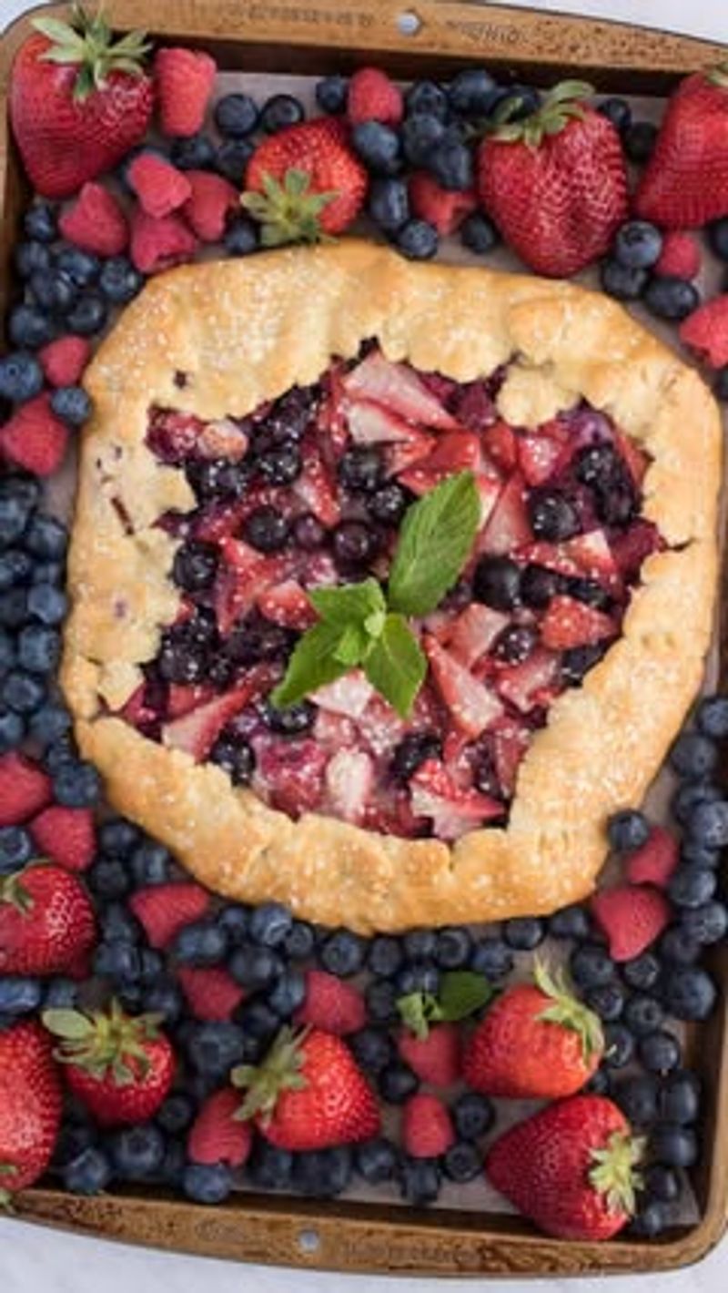 Rustic Blueberry Galette