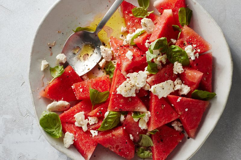 Watermelon and Feta Cheese