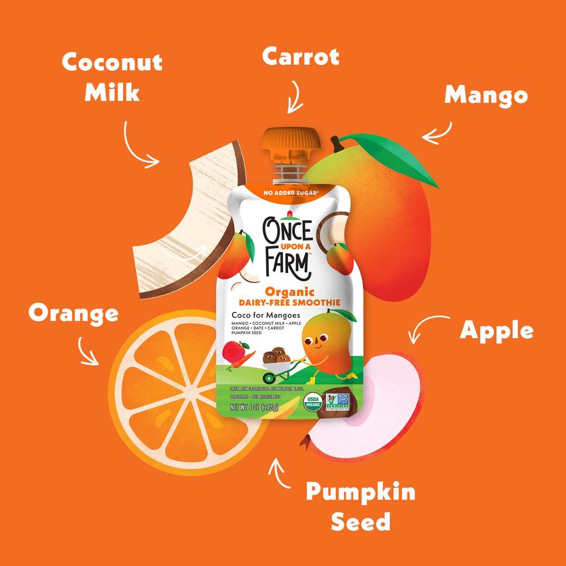 Mango Coconut Smoothie Pouches