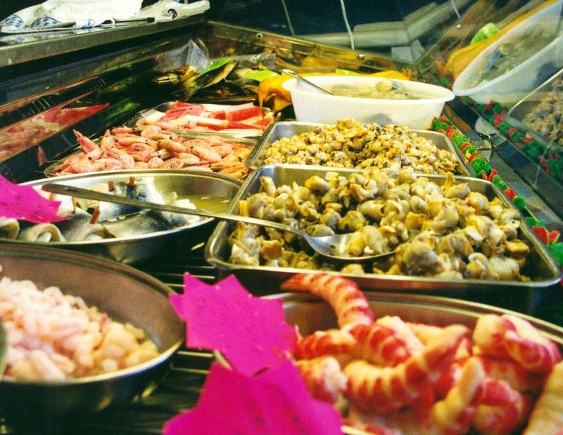 Cockles and Whelks from a Stall