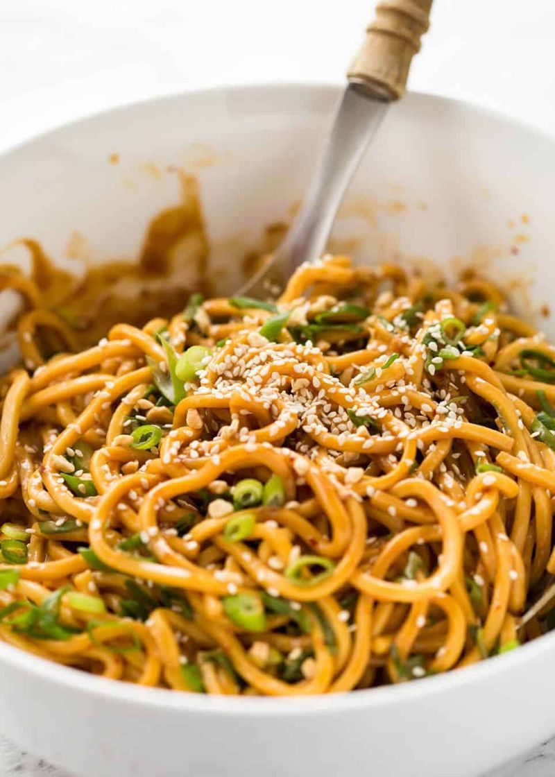 Sprinkle Sesame Seeds and Sesame Oil
