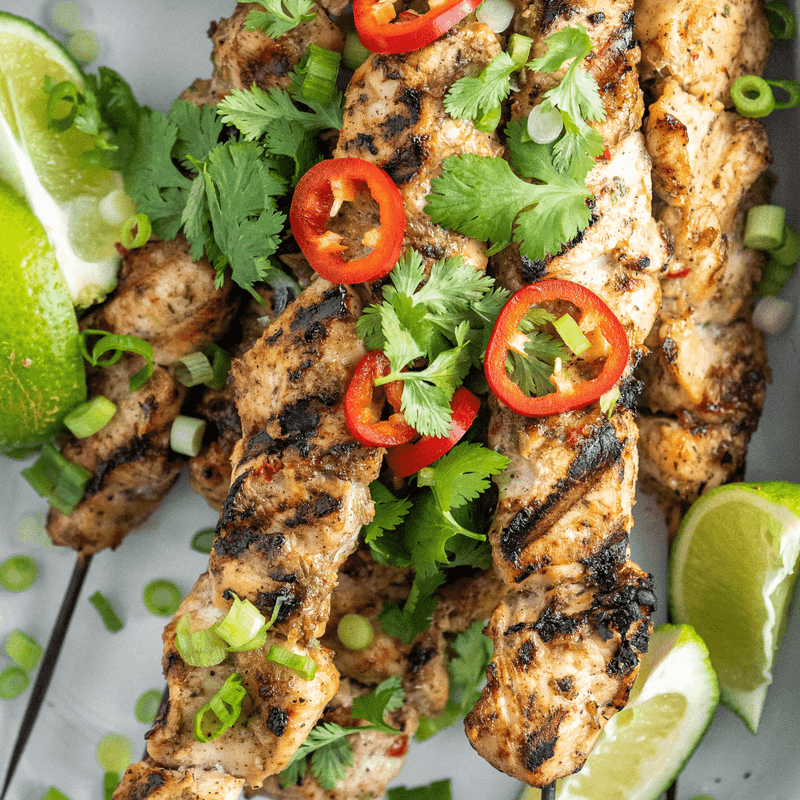 Jackfruit Jerk Skewers