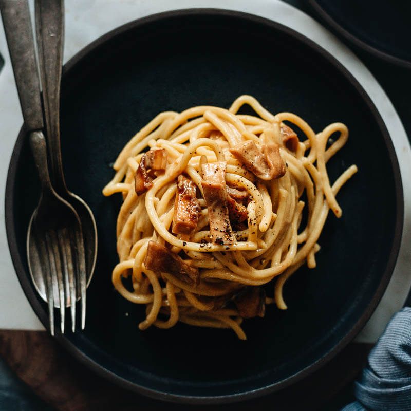 Jackfruit Carbonara