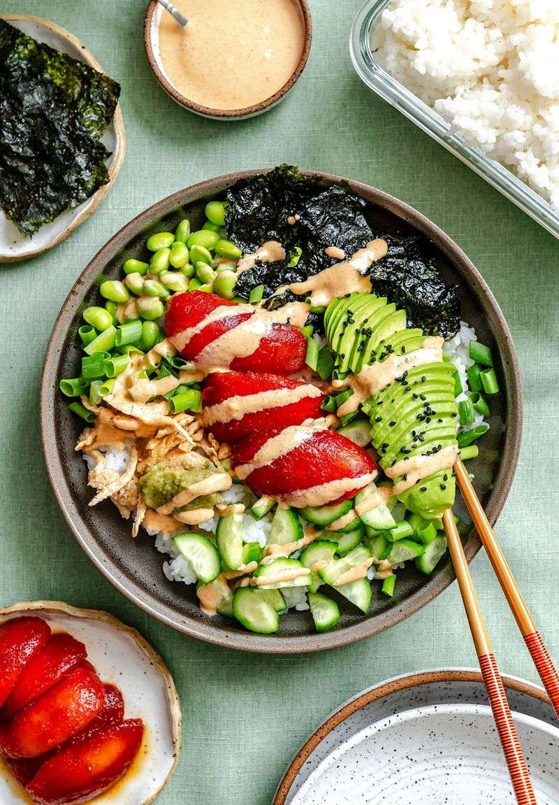 Jackfruit Poke Bowl