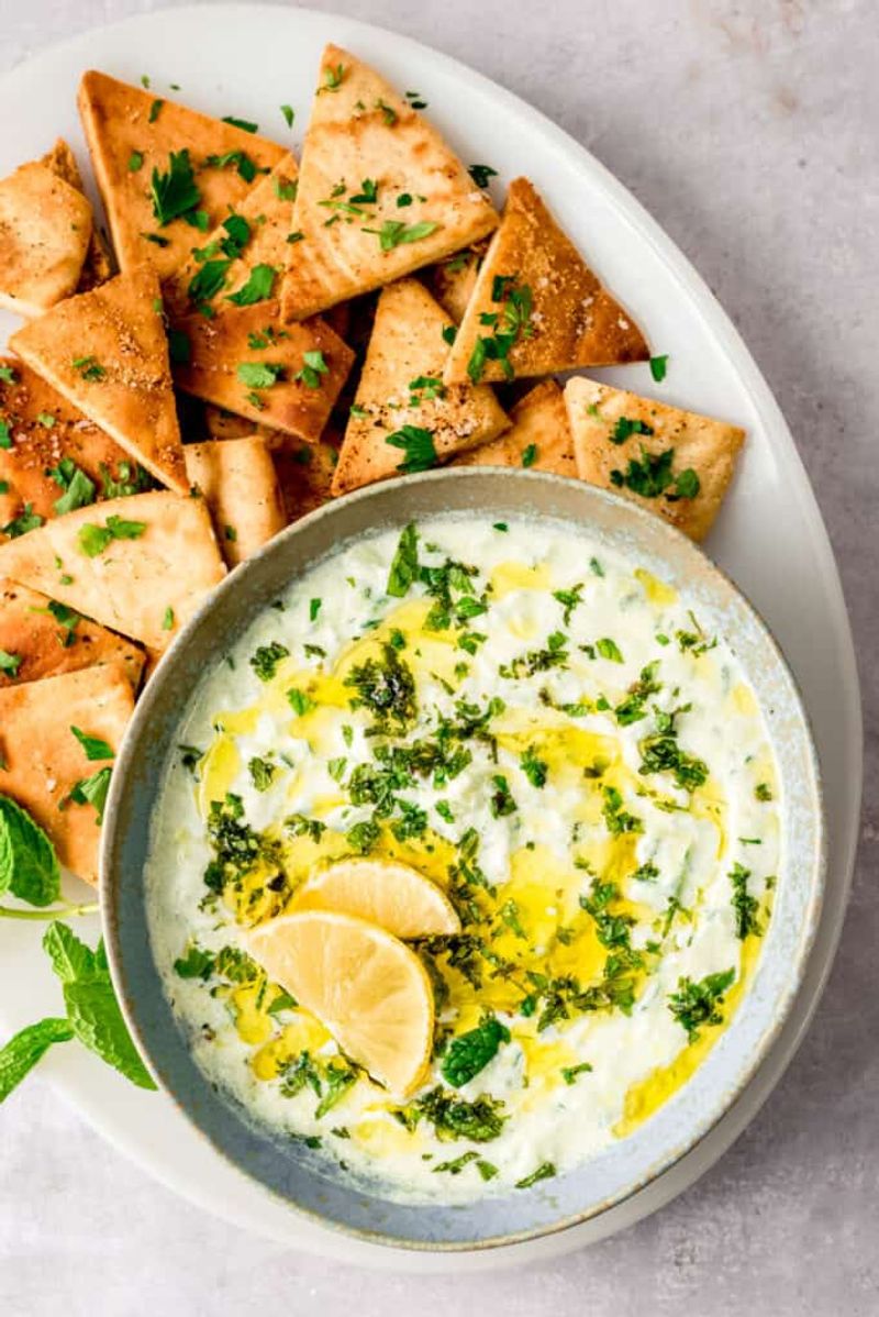 Tzatziki Dip with Pita Bread
