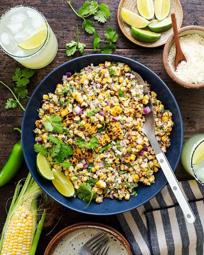 Mexican Street Corn Salad (Esquites)
