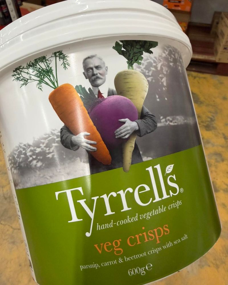 Tyrrells Lightly Sea Salted Vegetable Crisps