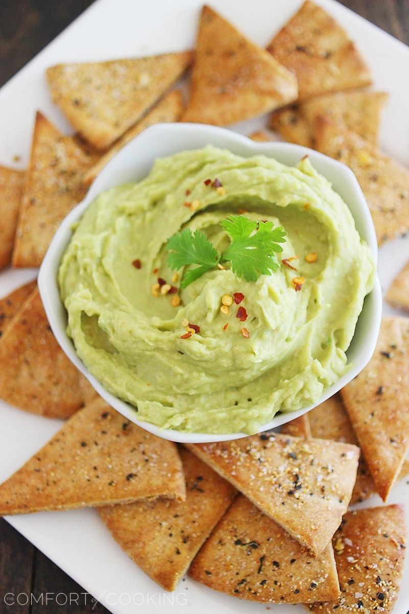 Guacamole and Pita Chips