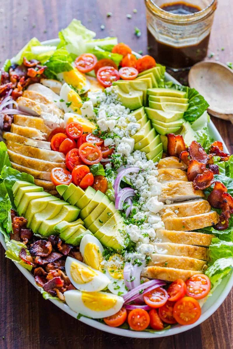 Loaded Cobb Salad with Blue Cheese Dressing