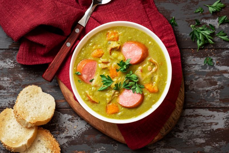 Erbsensuppe (German Pea Soup)