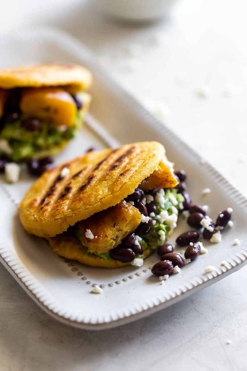 Fried Plantain and Black Bean (Cuba)