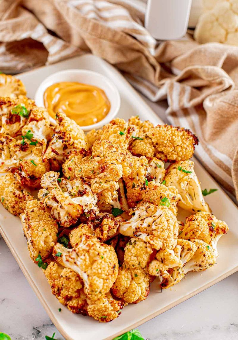 Air-Fryer Cauliflower Bites