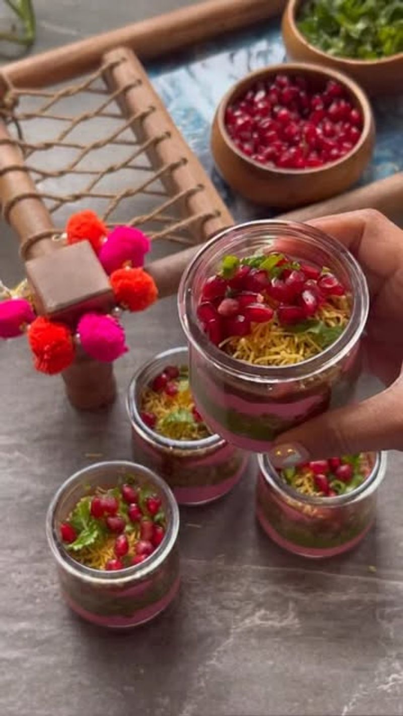 Gulab Jamun with Fruit from Pakistan