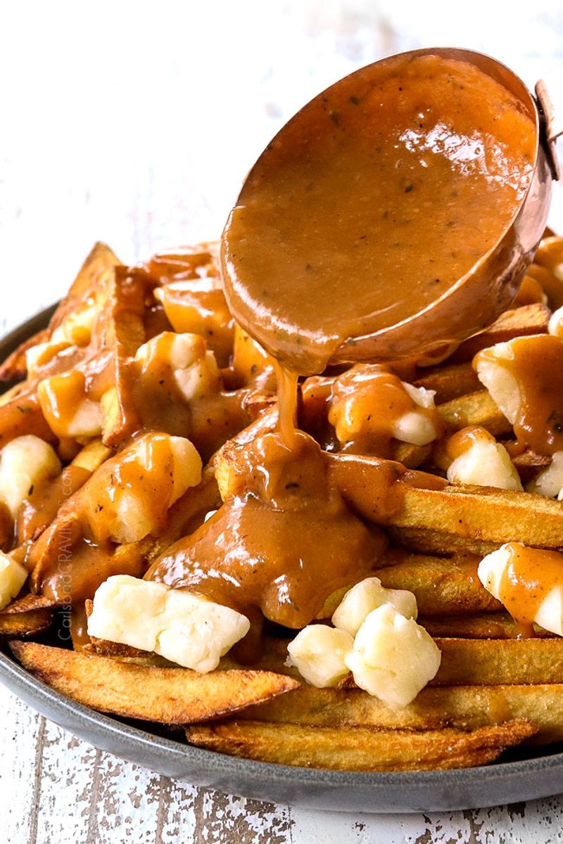 Poutine - Canadian Fries with Curds and Gravy