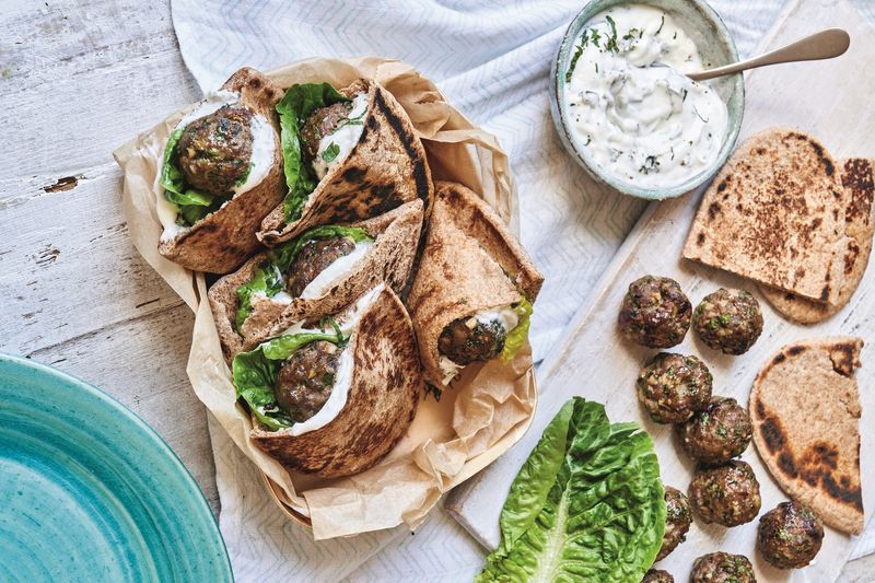 Spiced Lamb Kofta Wraps