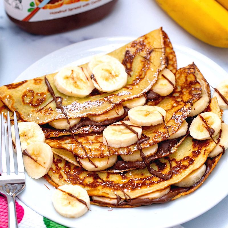 Crepes with Nutella and Banana