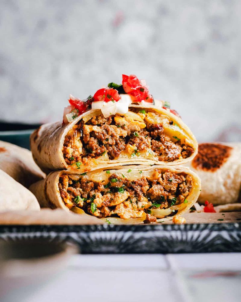 Chorizo and Egg Breakfast Burrito