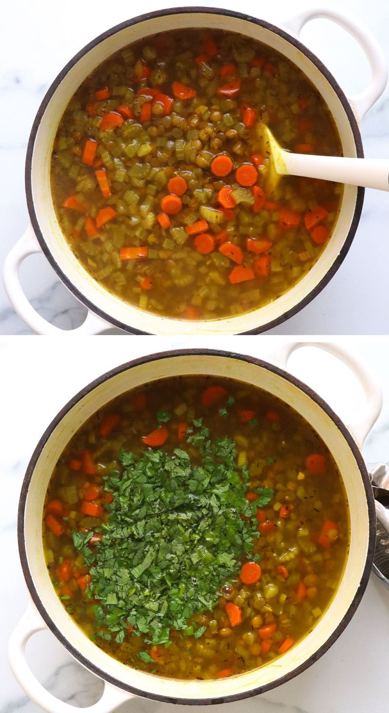Spinach and Lentil Detox Soup
