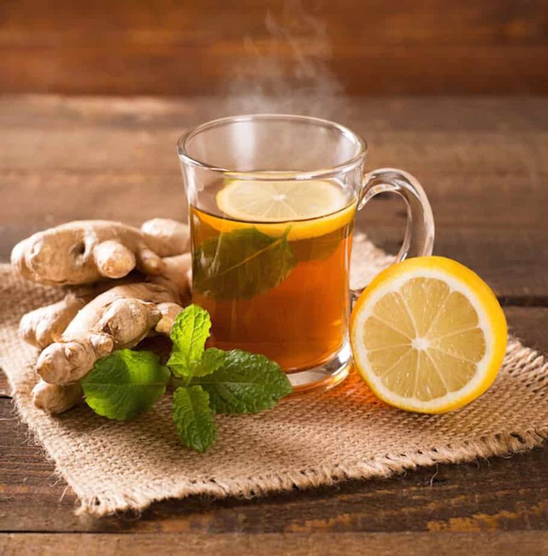 Lemon and Ginger with Black Pepper Tea