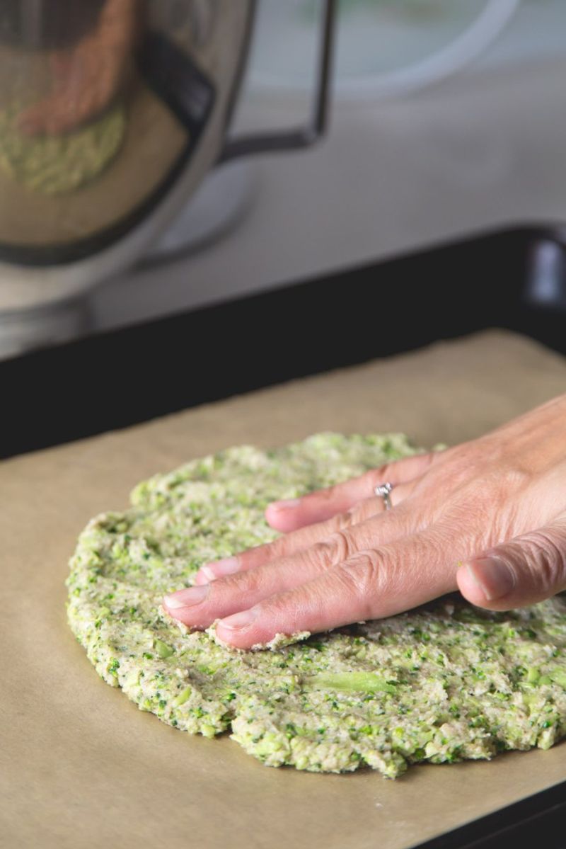 Press It Into Homemade Broccoli Pizza Crust