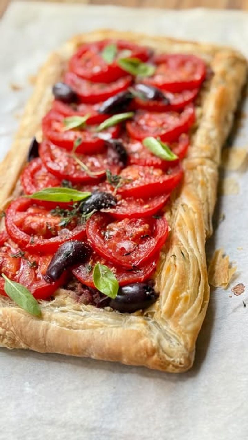 Sun-Dried Tomato and Olive Tart
