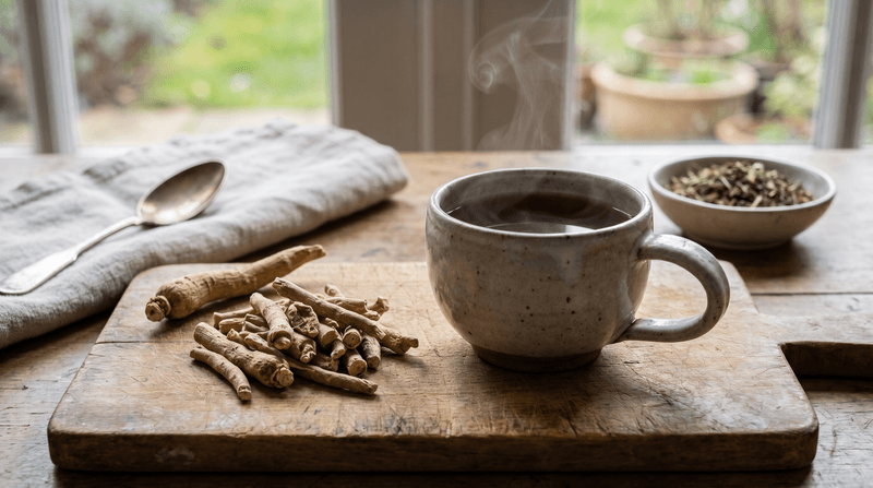 Ashwagandha and Ginger Root Tea