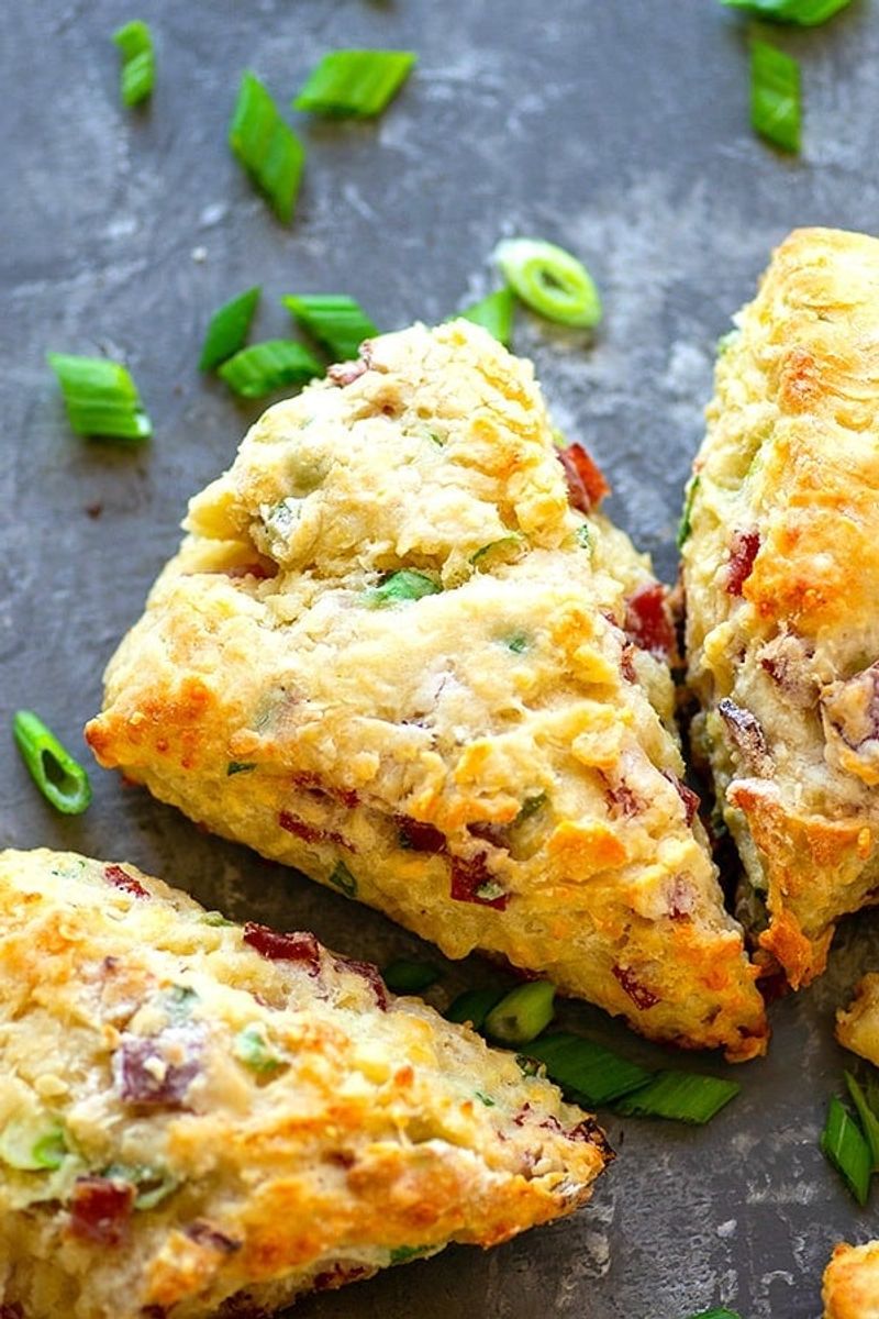Bacon and Scallion Biscuits