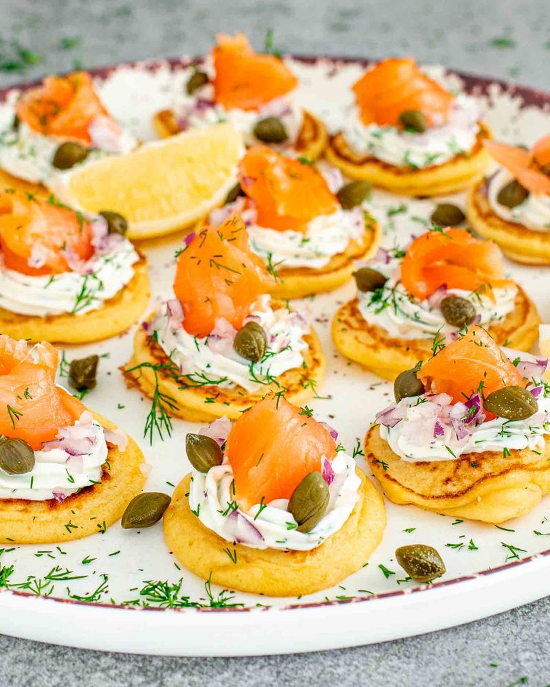 Smoked Salmon Blinis