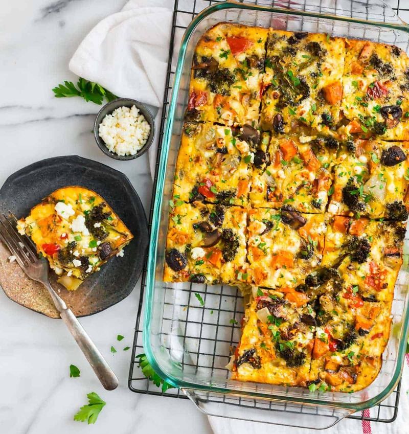 Veggie-Packed Egg Casserole