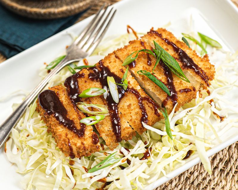 Tofu Katsu with Tonkatsu Sauce