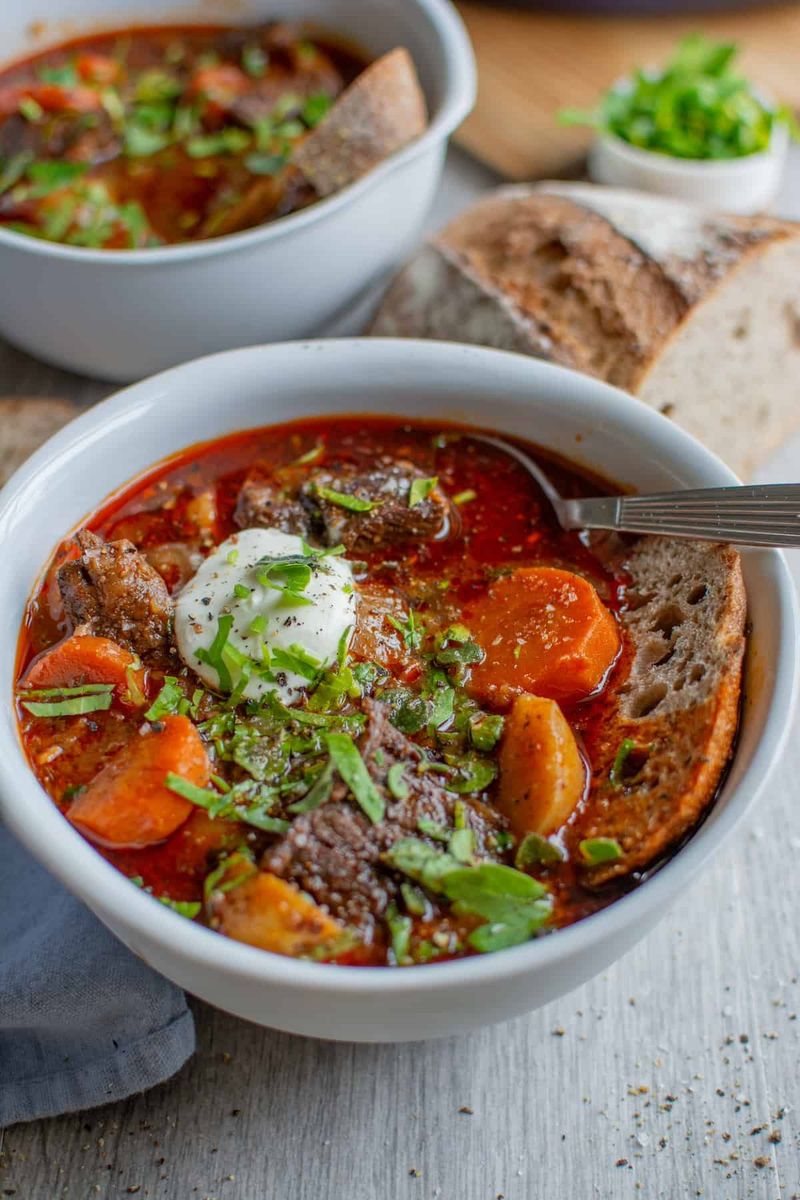 Gulaschsuppe (German Goulash Soup)