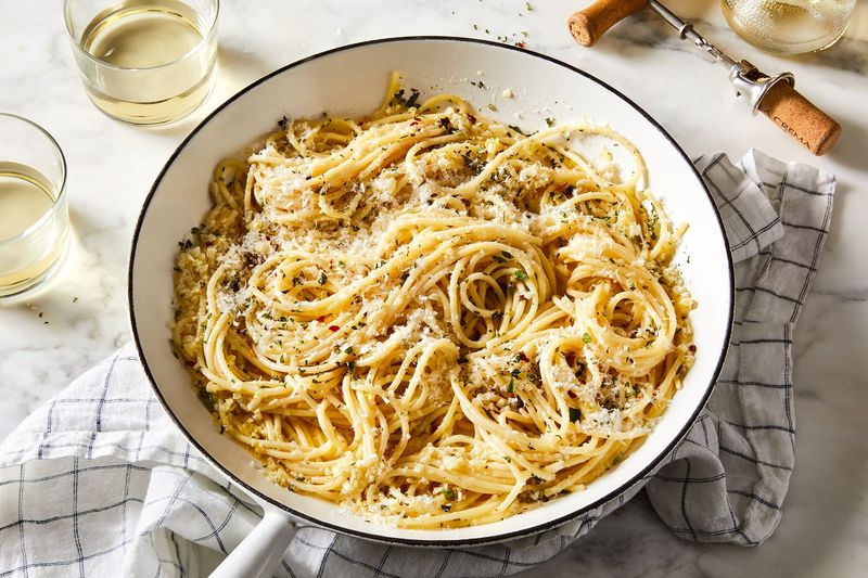 Garlic Butter Pasta with Parmesan