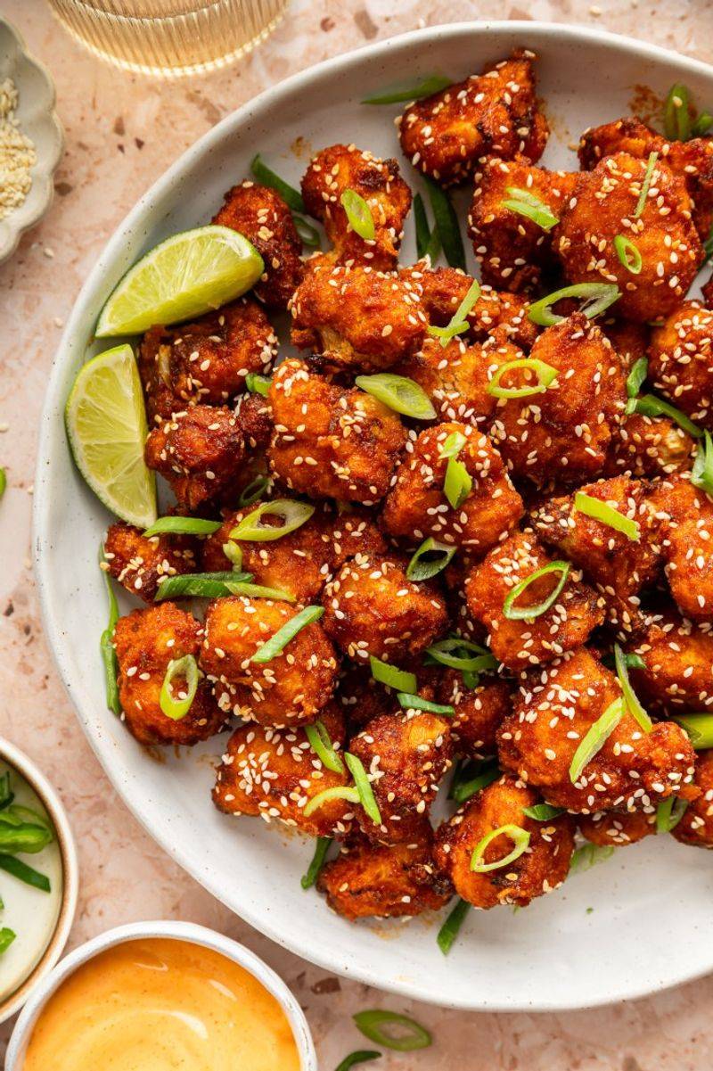 Korean Fried Cauliflower Bites