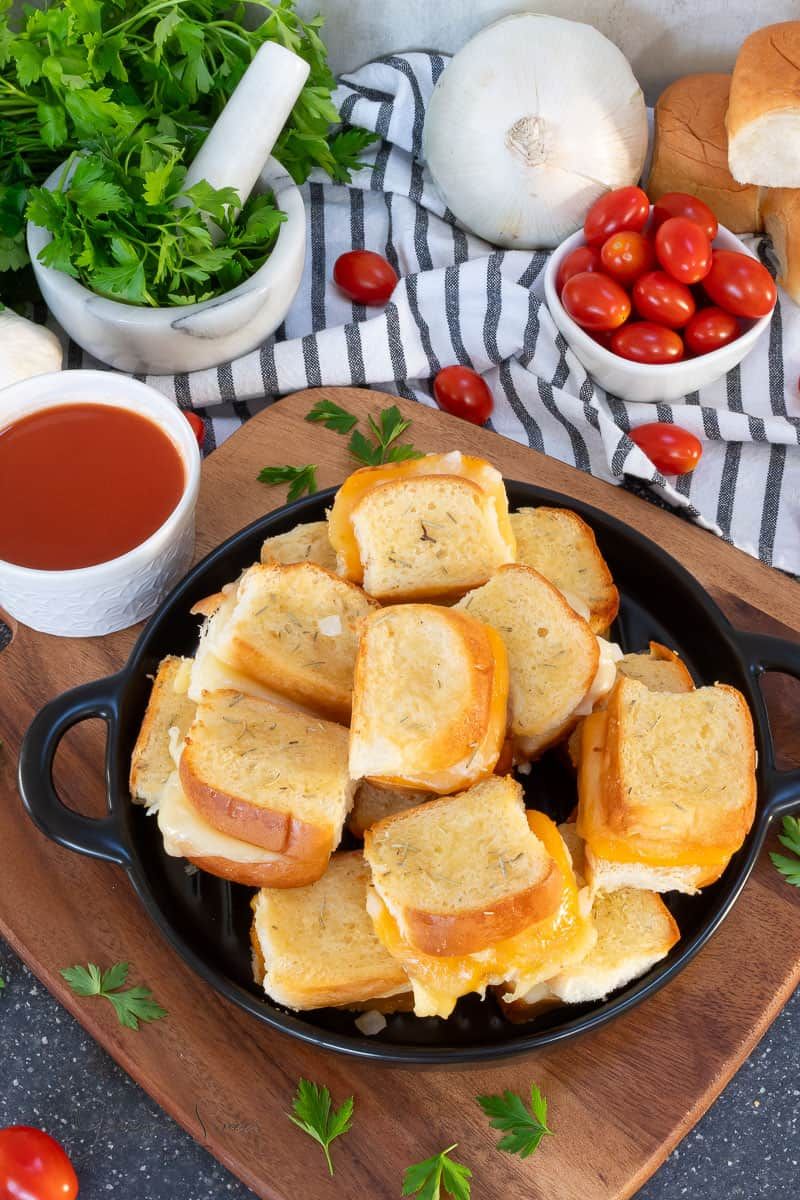 Mini Grilled Cheese Sliders