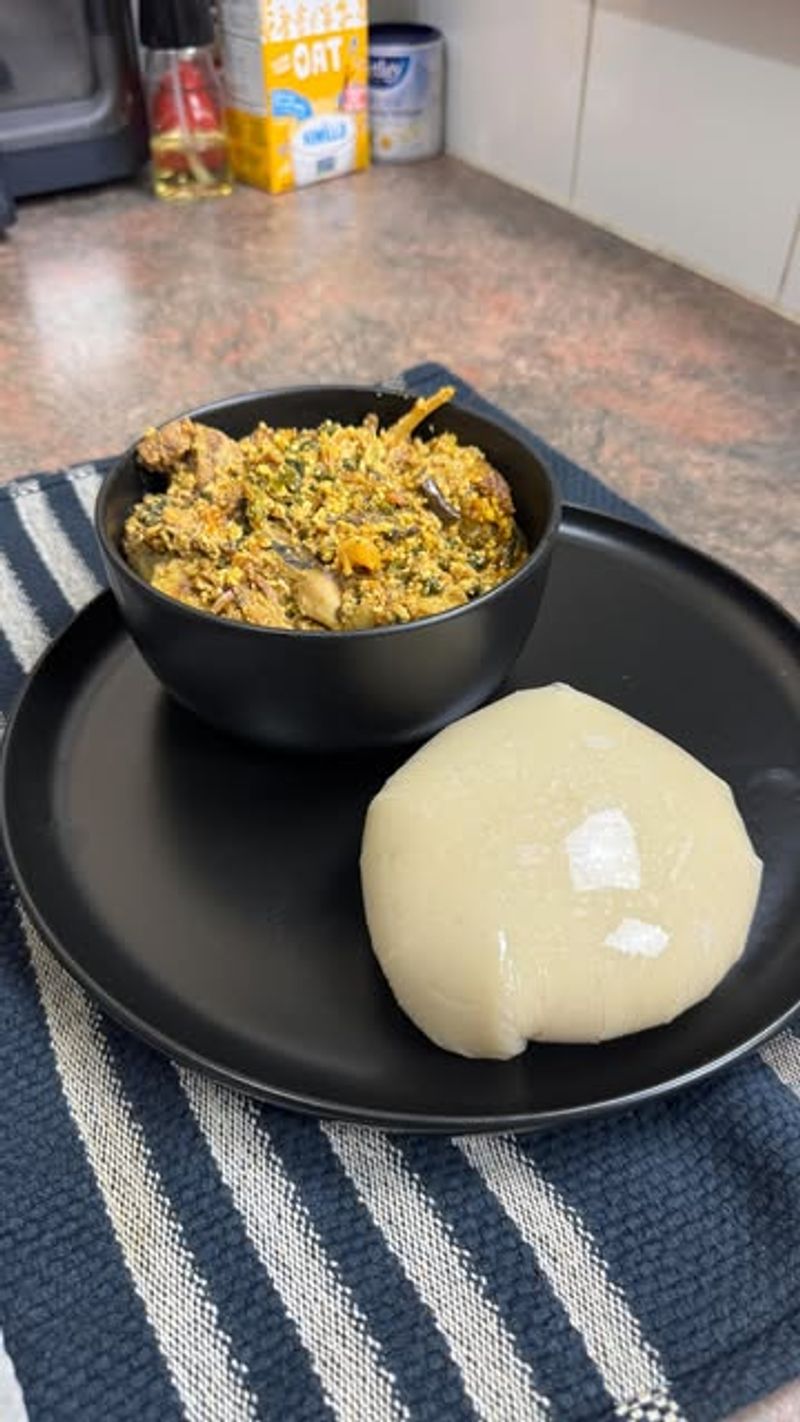 Fufu and Egusi Soup - Cameroon
