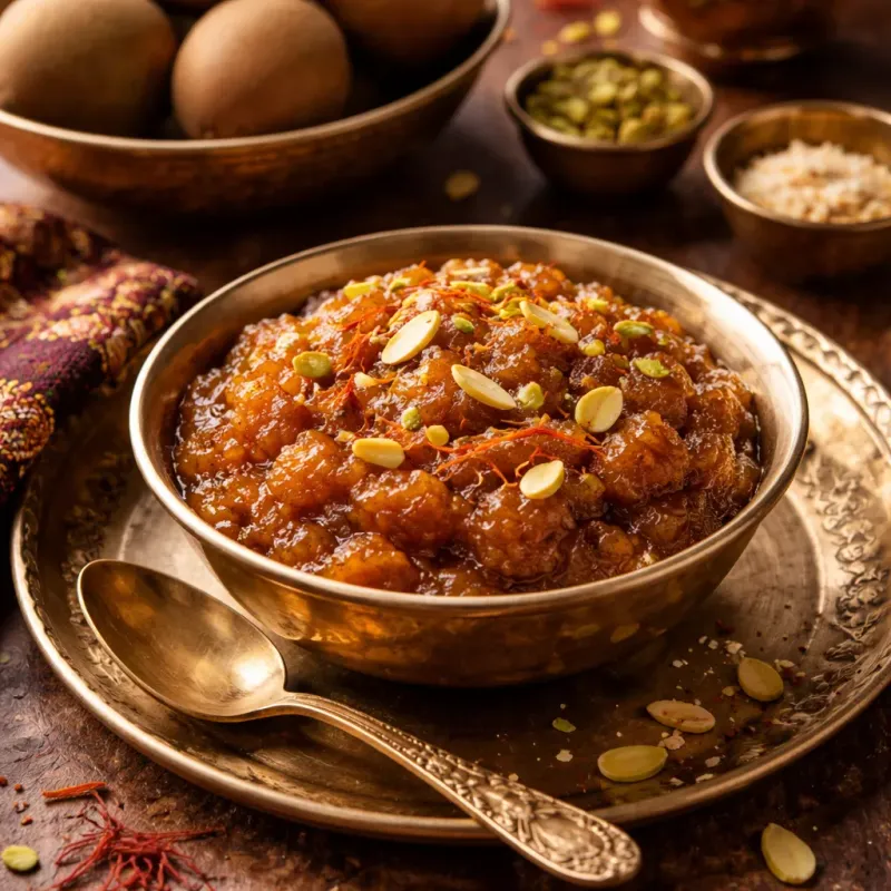 Sapodilla Halwa