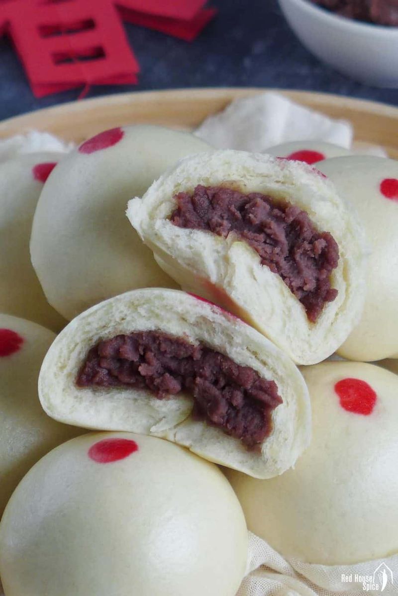 Bao Buns with Sweet Filling - Taiwan