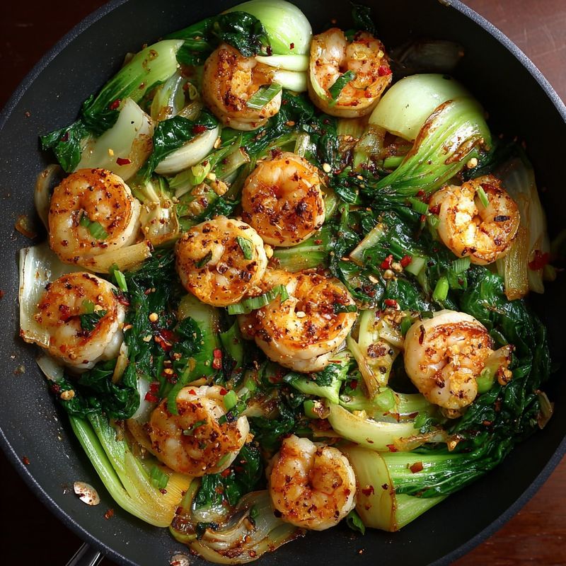 Prawn Stir-Fry with Bok Choy