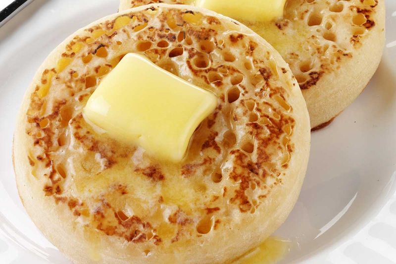 Crumpets with Butter