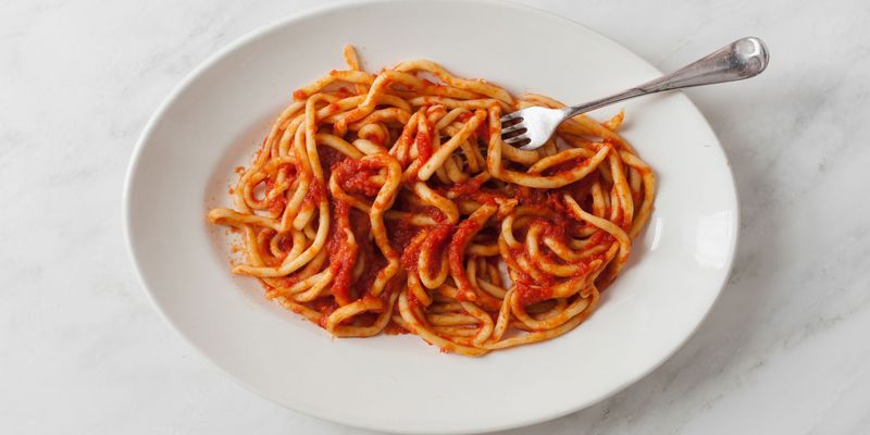 Pici all'Aglione from Siena